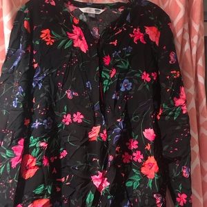 Flowered blouse
